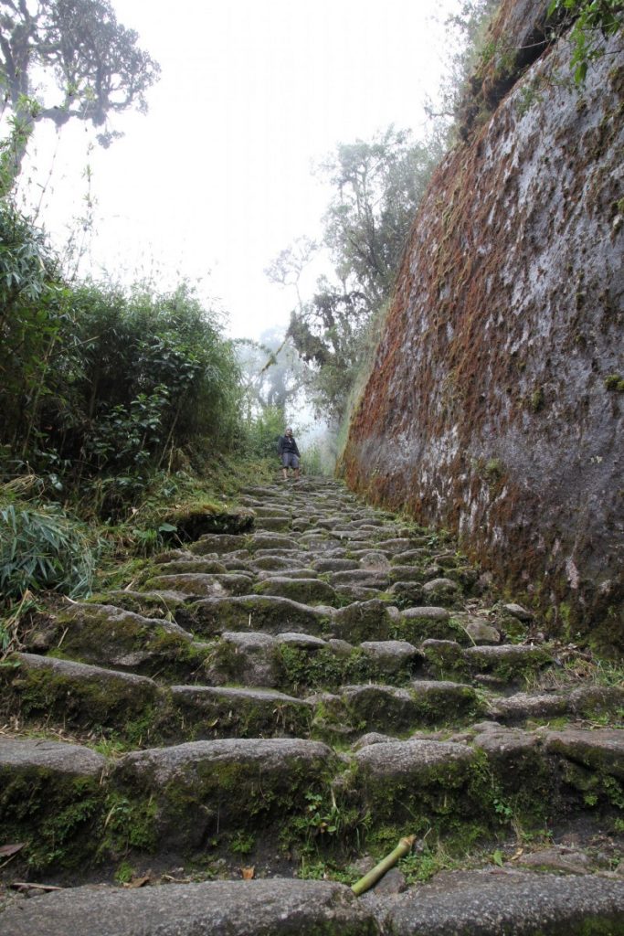Steep descent on day three