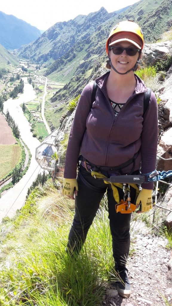 Look! I technically climbed over a hotel!