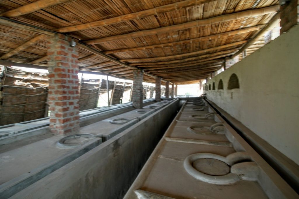 The original fermentation tanks of Pisco Portón