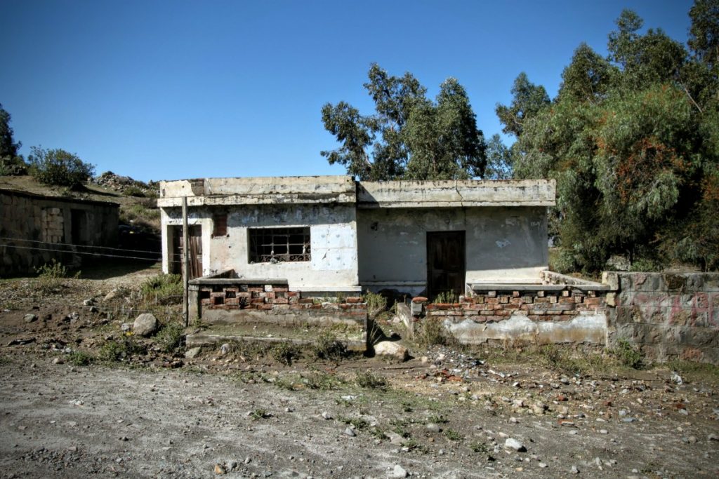 Typical housing in the village