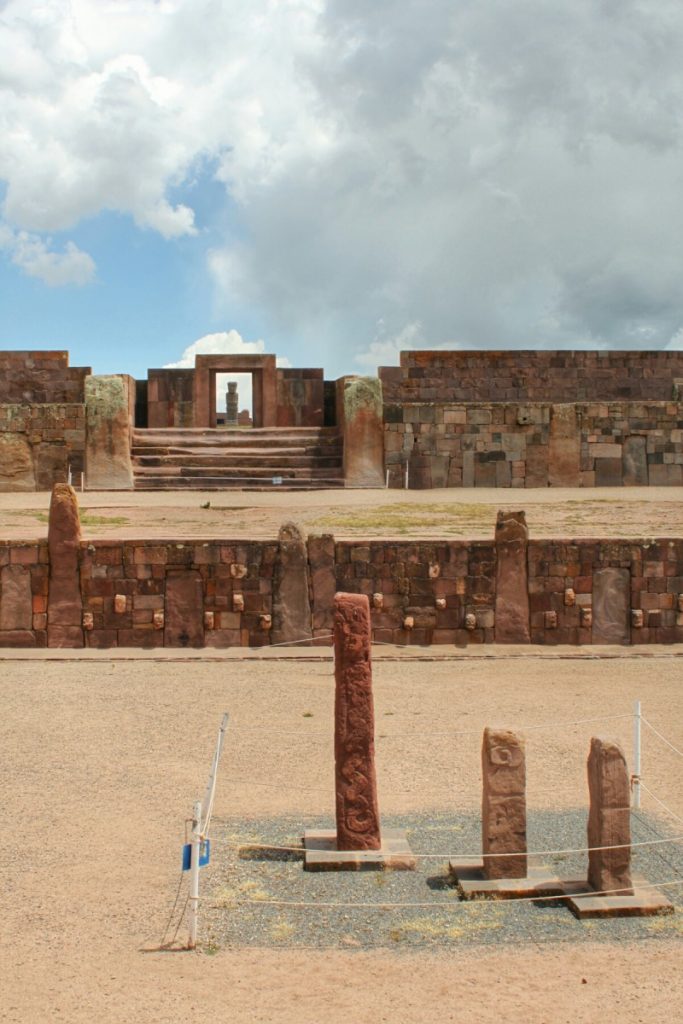 Looking from the temple of the underworld