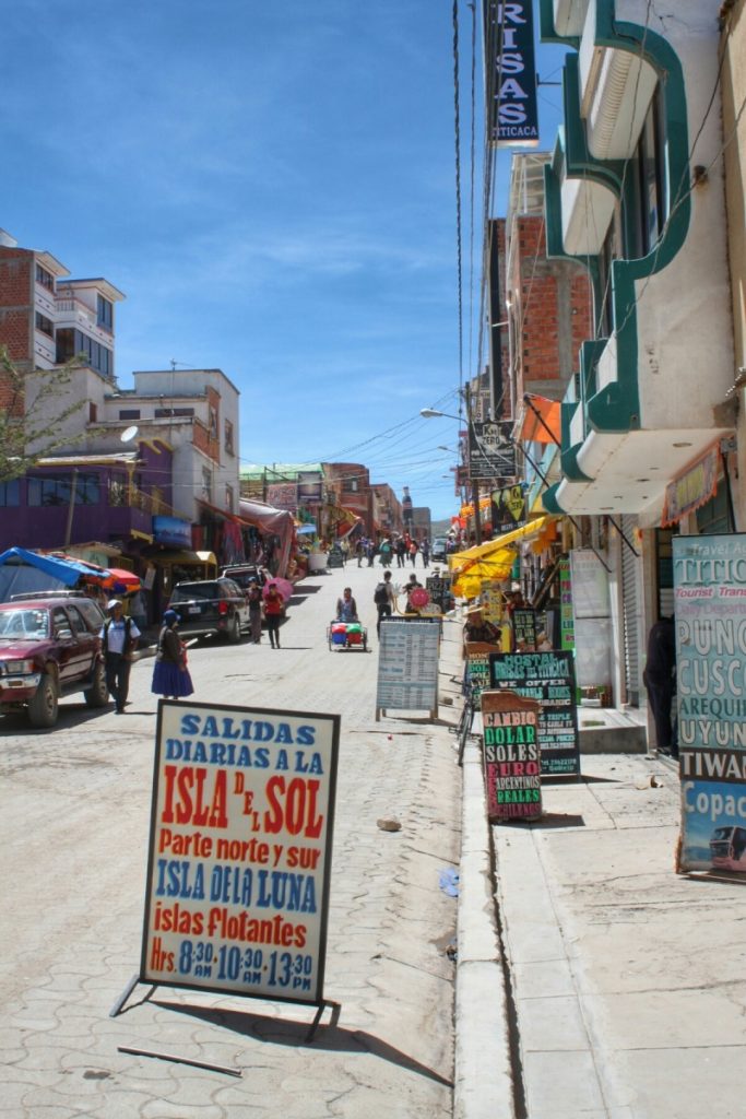 The main street