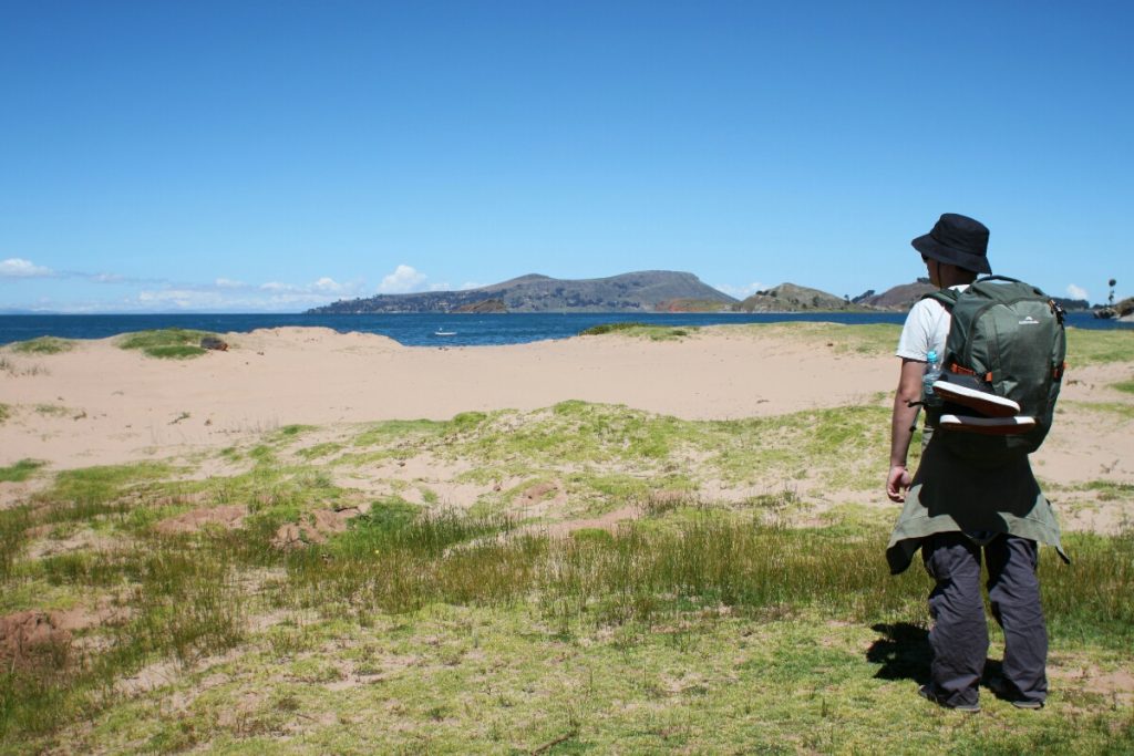 Confused at how a beach can be 3800m above sea level