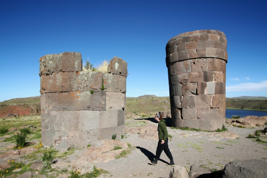 Incan funery towers