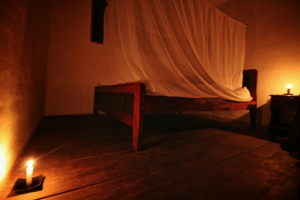 Simple accommodation. There is only power to the common areas until 10pm, then candles
