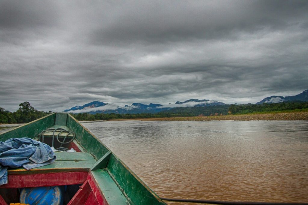 Three hours upstream on the Tuichi River