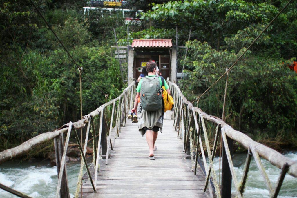 The bridge to La Sende Verde